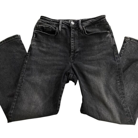 Frame gray wash washed Le one crop mini boot size 2 - Picture 1 of 10